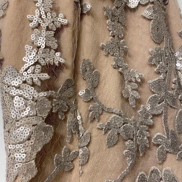 Open back mini sequence overlay dress - Picture 4 of 4